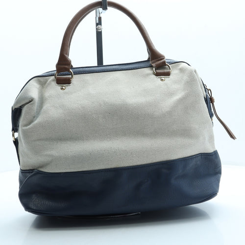 Preworn Womens Beige Polyester Top Handle Bag