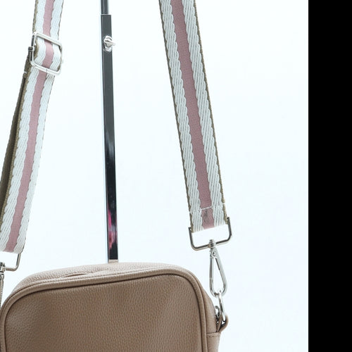 Lily England Womens Brown Leather Crossbody Size Small