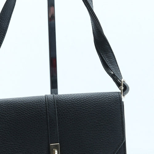 Atmosphere Womens Black Leather Crossbody Size Small