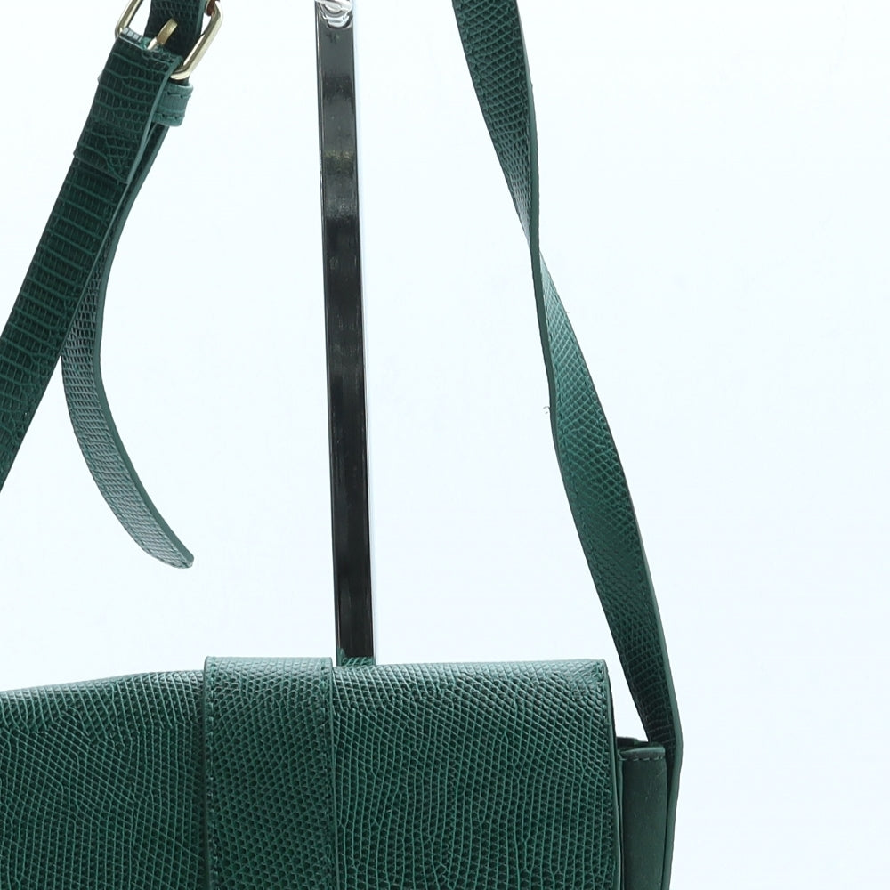 Preworn Womens Green Polyester Crossbody Size Small