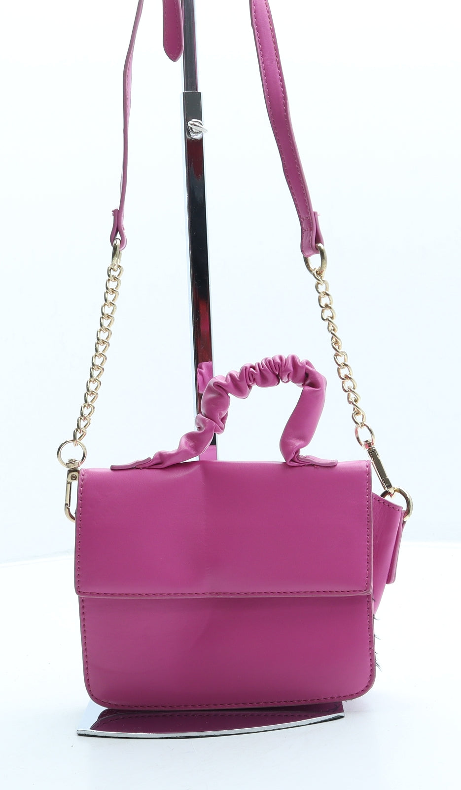 ASOS Womens Pink Leather Crossbody Size Mini