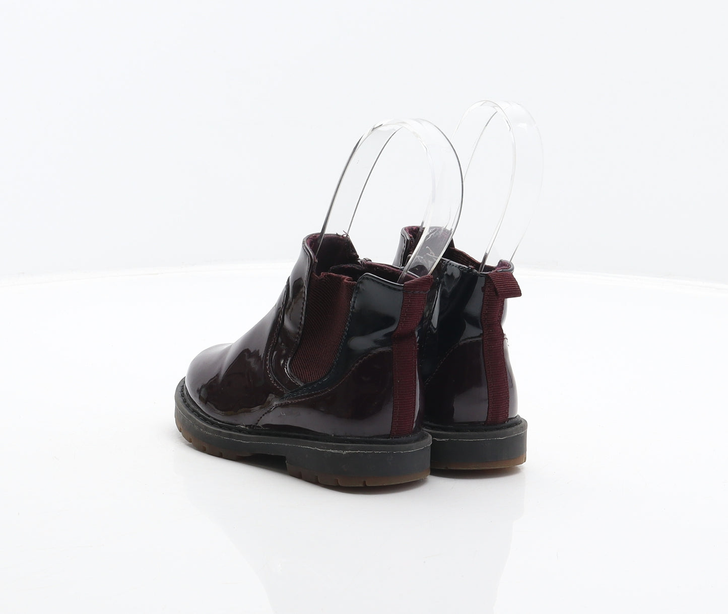 Zara Girls Red Synthetic Chelsea Boot UK 5 22