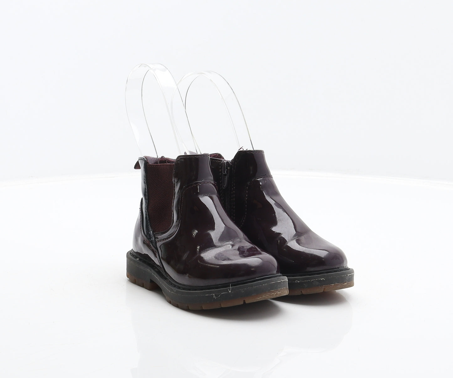 Zara Girls Red Synthetic Chelsea Boot UK 5 22