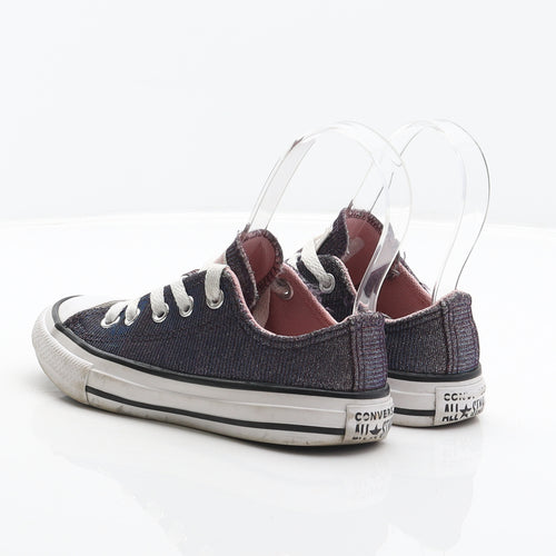 Converse Girls Multicoloured Fabric Trainer UK 11 28