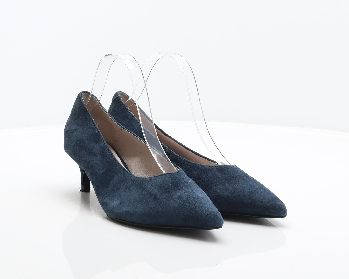 NEXT Womens Blue Suede Court Heel UK 4 37