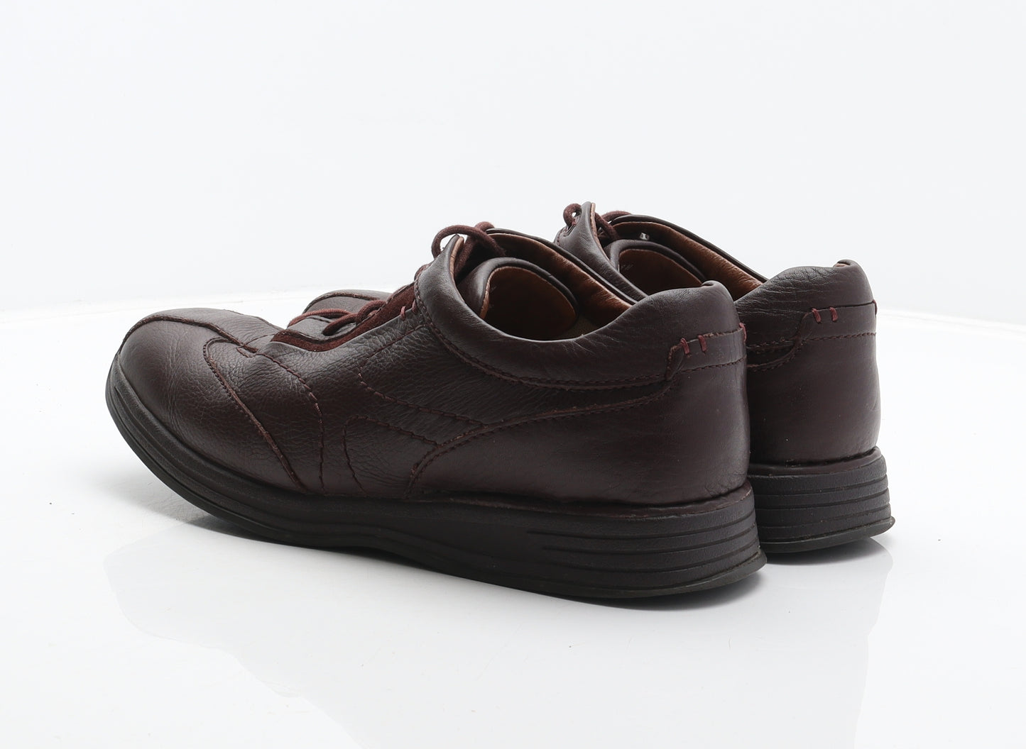 Clarks Mens Brown Leather Trainer UK 8