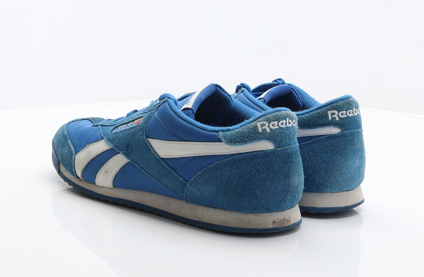 Reebok Mens Blue Suede Trainer UK 11 45.5