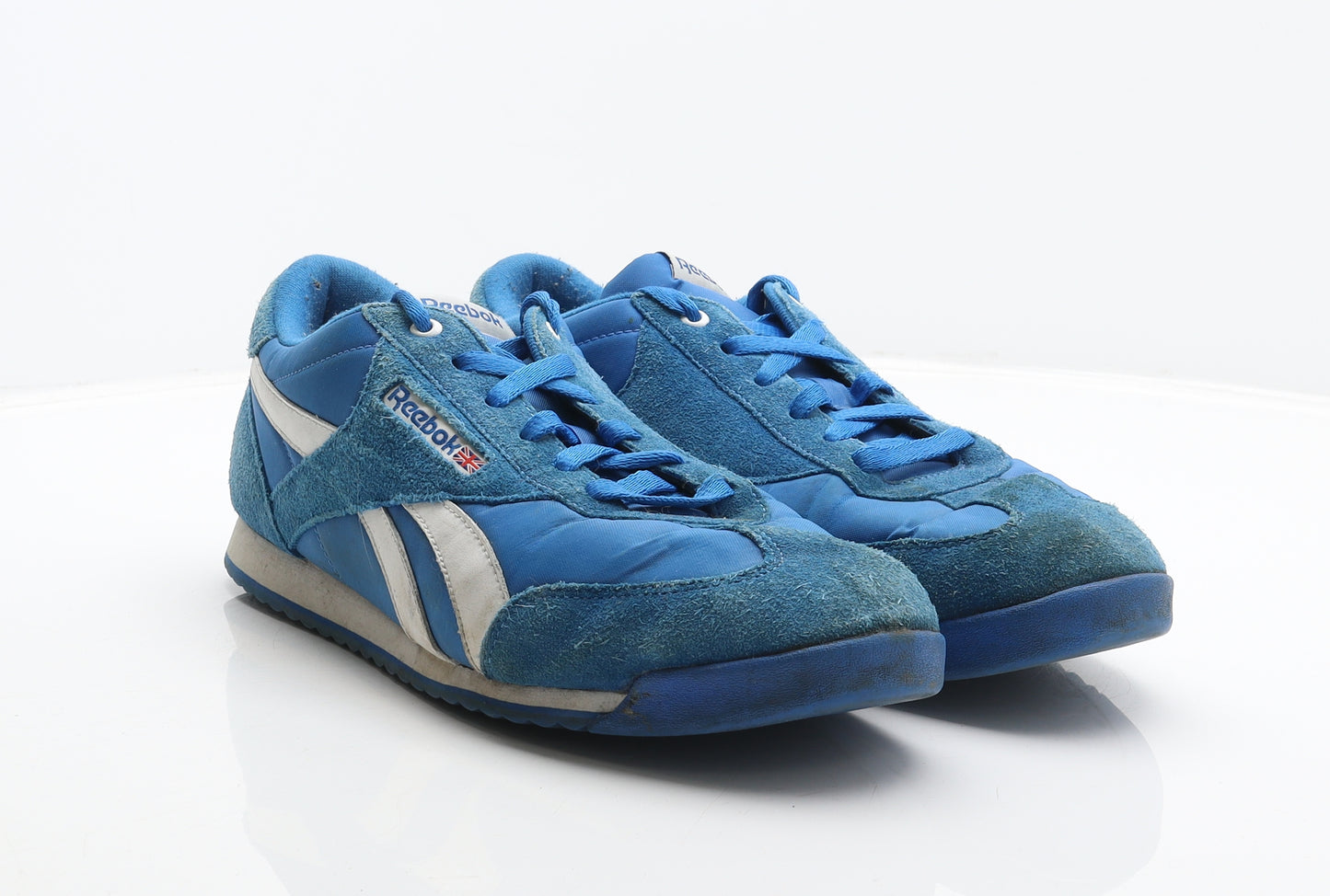 Reebok Mens Blue Suede Trainer UK 11 45.5