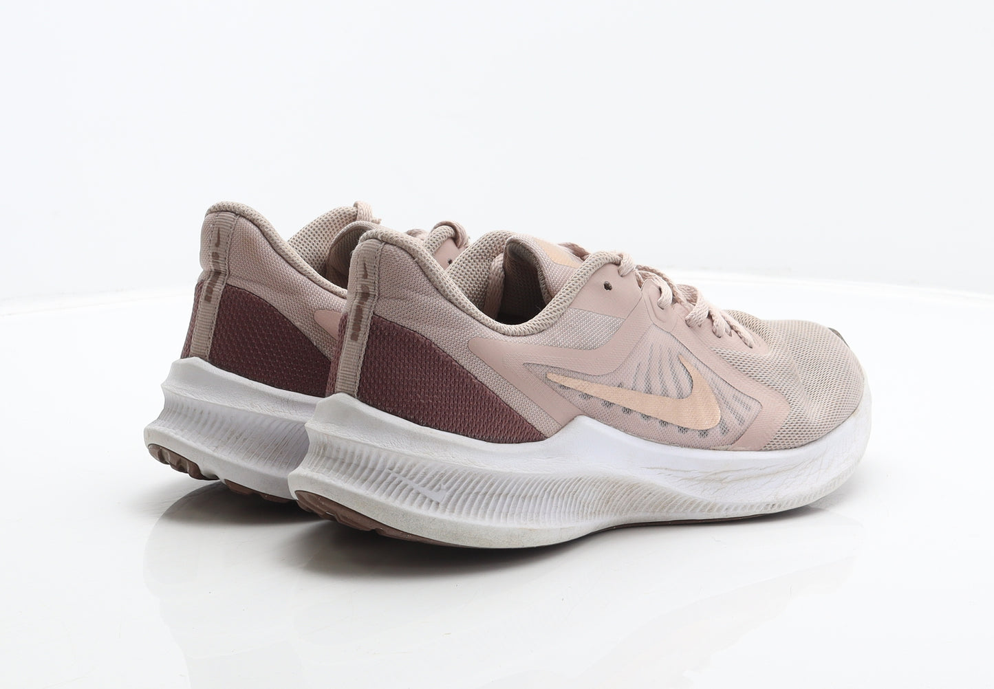 Nike Womens Beige Polyester Trainer UK 7 42.5