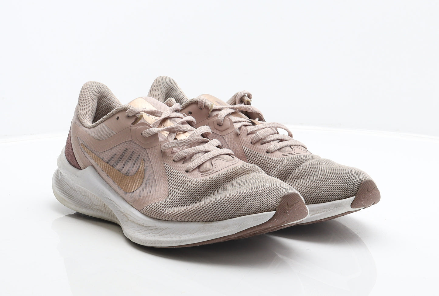 Nike Womens Beige Polyester Trainer UK 7 42.5