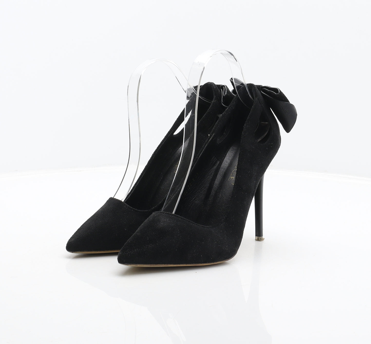 BigTree Womens Black Polyester Court Heel UK 5 38