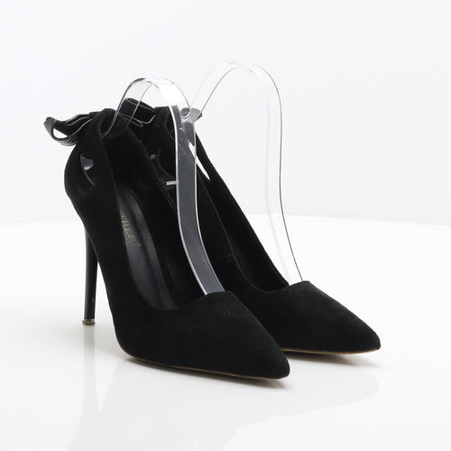 BigTree Womens Black Polyester Court Heel UK 5 38