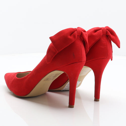 Monsoon Womens Red Polyester Court Heel UK 6 39