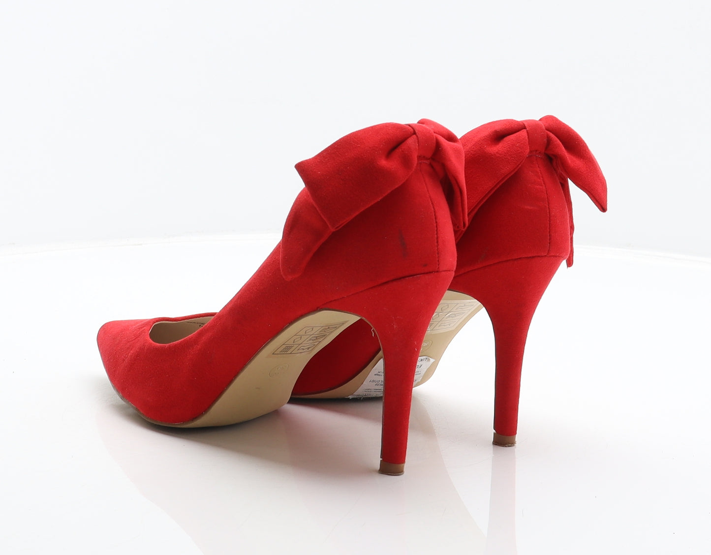 Monsoon Womens Red Polyester Court Heel UK 6 39