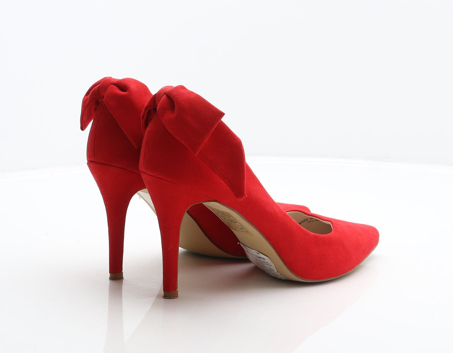 Monsoon Womens Red Polyester Court Heel UK 6 39