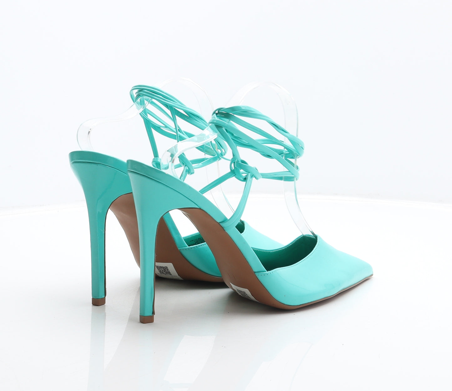 ASOS Womens Blue Synthetic Strappy Heel UK 11