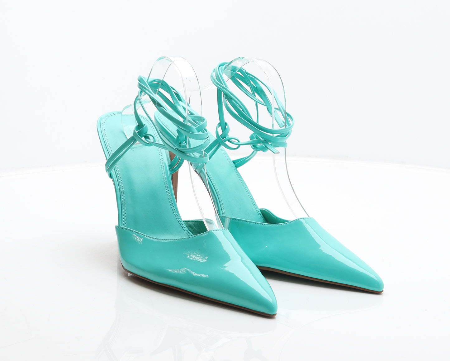 ASOS Womens Blue Synthetic Strappy Heel UK 11