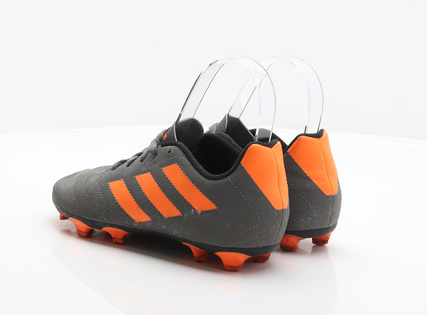 adidas Boys Grey Synthetic Trainer UK 3
