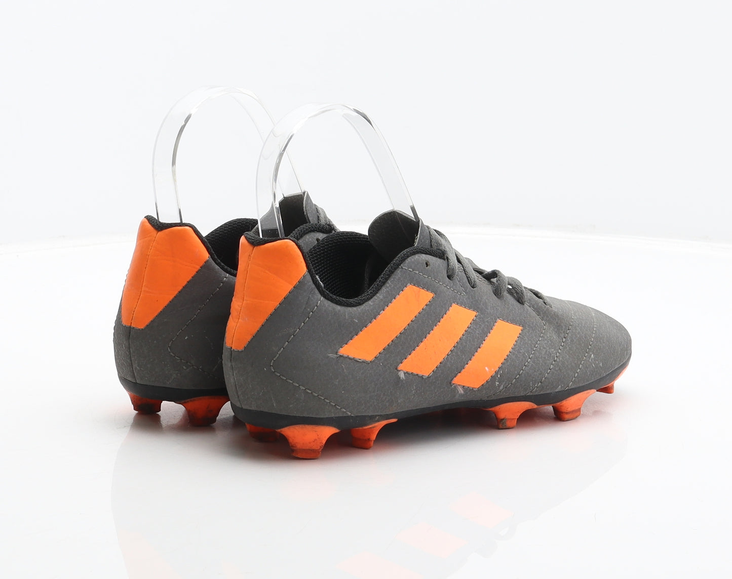 adidas Boys Grey Synthetic Trainer UK 3