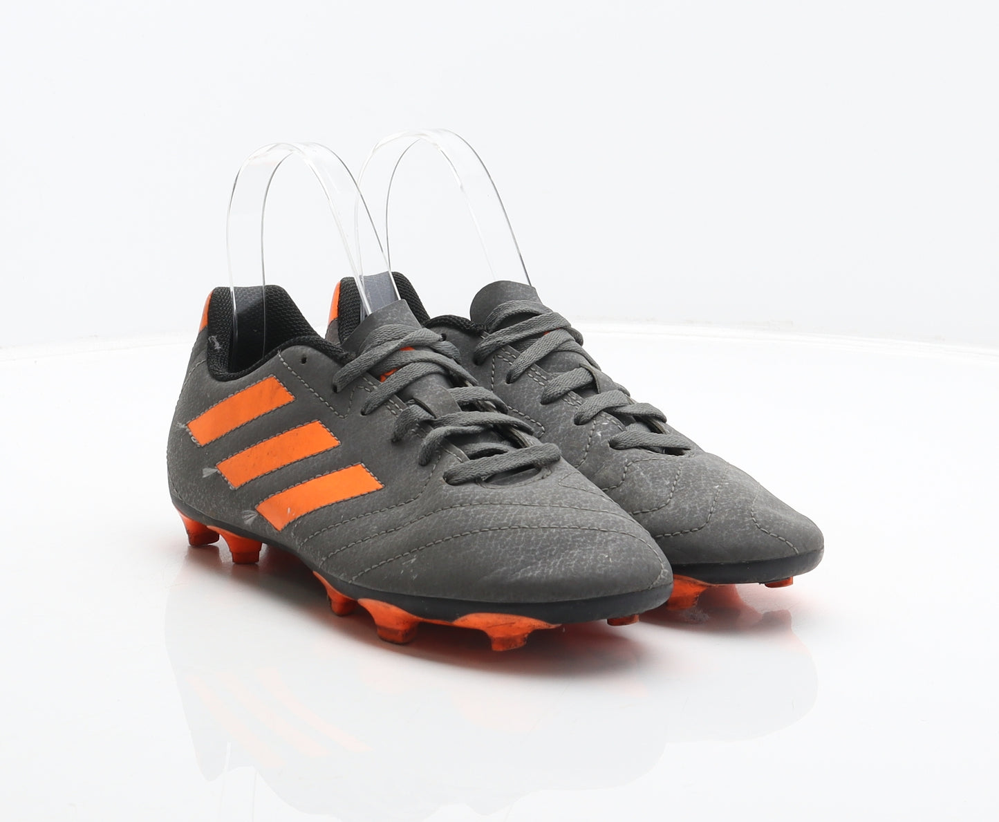 adidas Boys Grey Synthetic Trainer UK 3