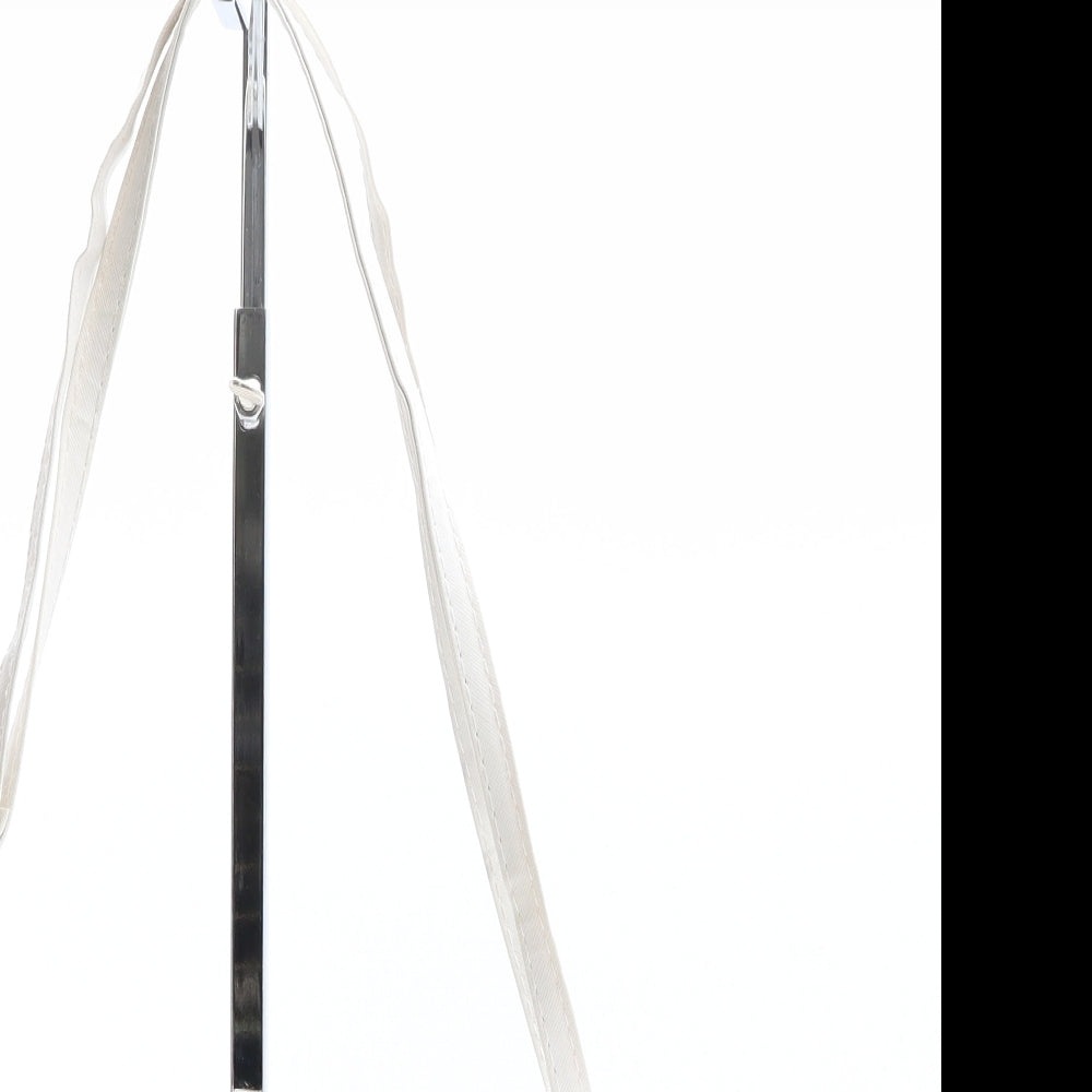 Preworn Womens White Colorblock Polyethylene Crossbody Size Mini