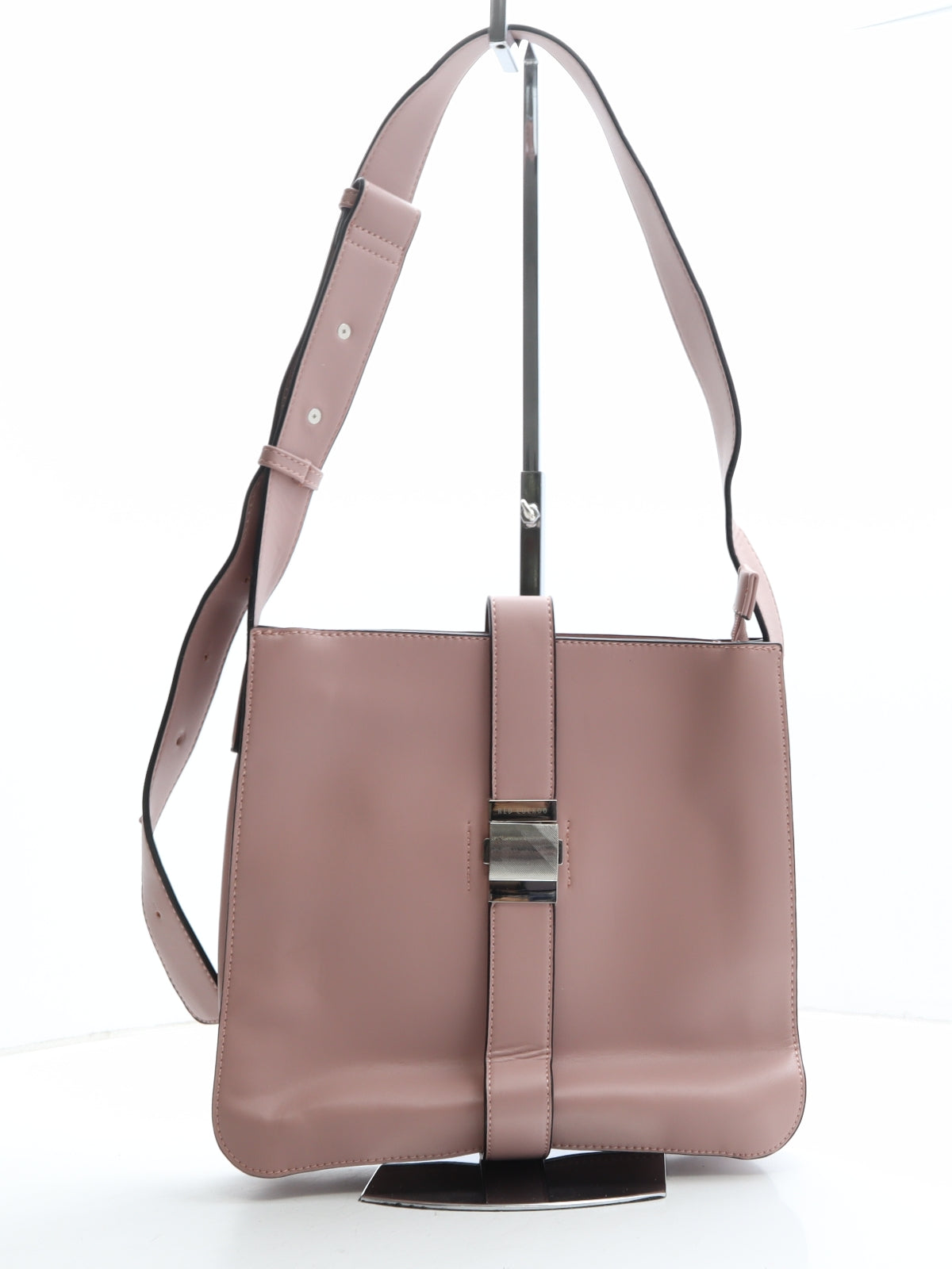 Red Cuckoo Womens Pink Polyethylene Shoulder Bag Size Medium