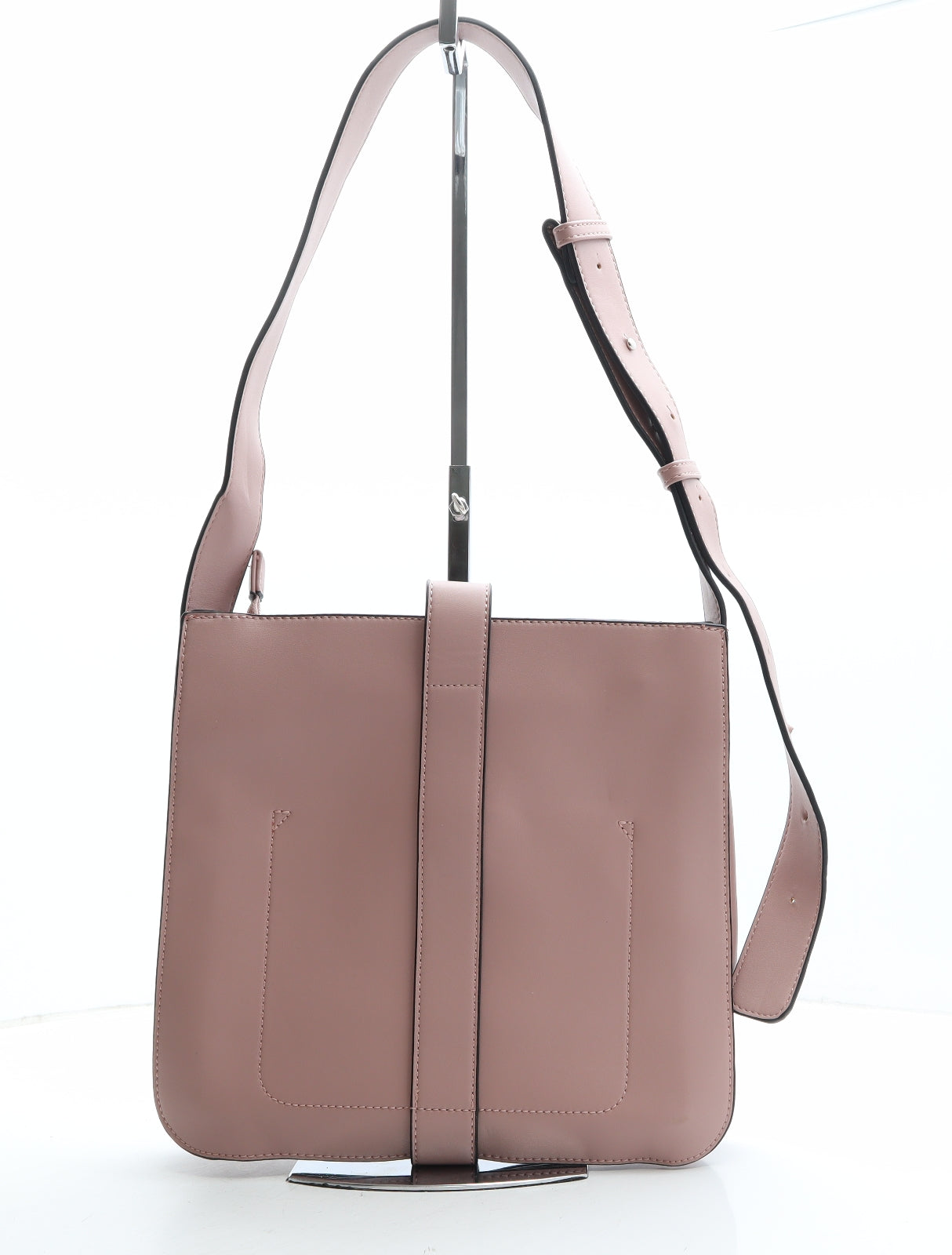 Red Cuckoo Womens Pink Polyethylene Shoulder Bag Size Medium