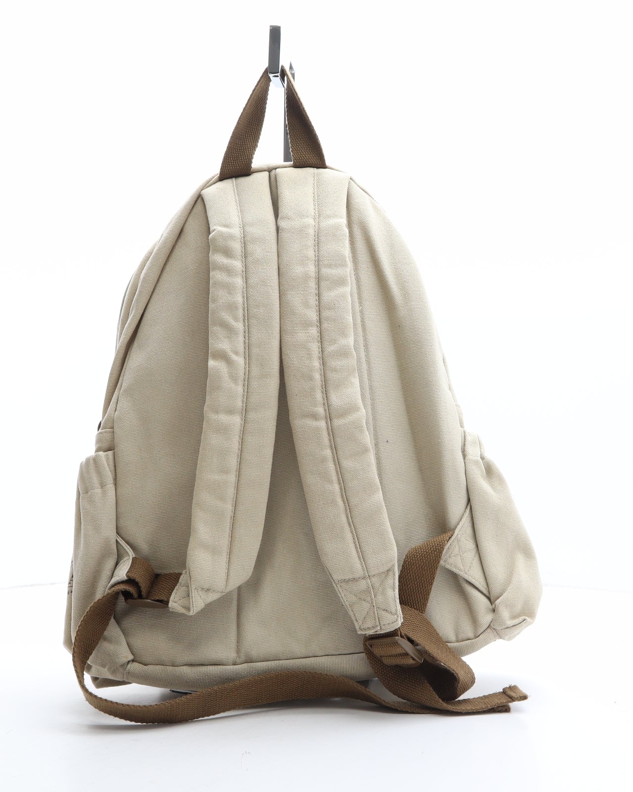 Disney Womens Beige Geometric Cotton Backpack Size Medium - The Lion King