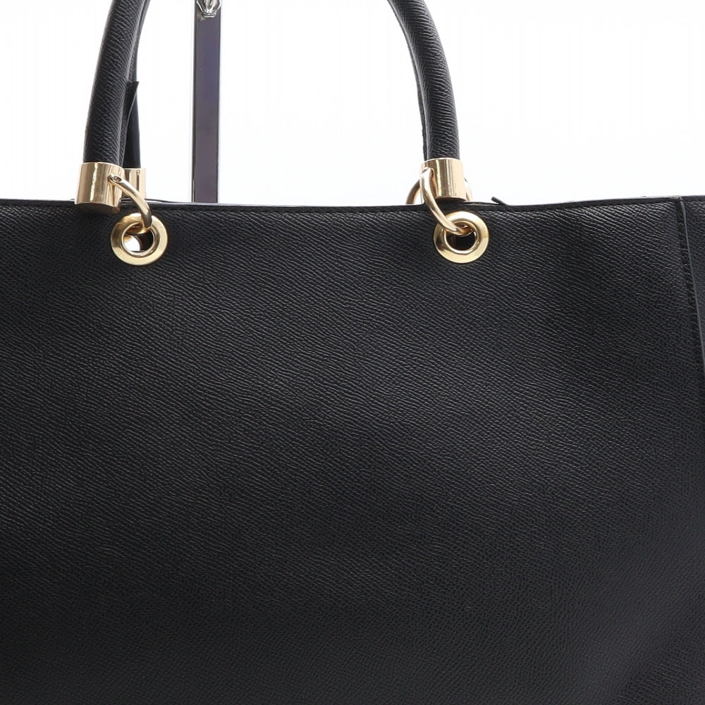 Carvela Womens Black Polyethylene Top Handle Bag Size Medium