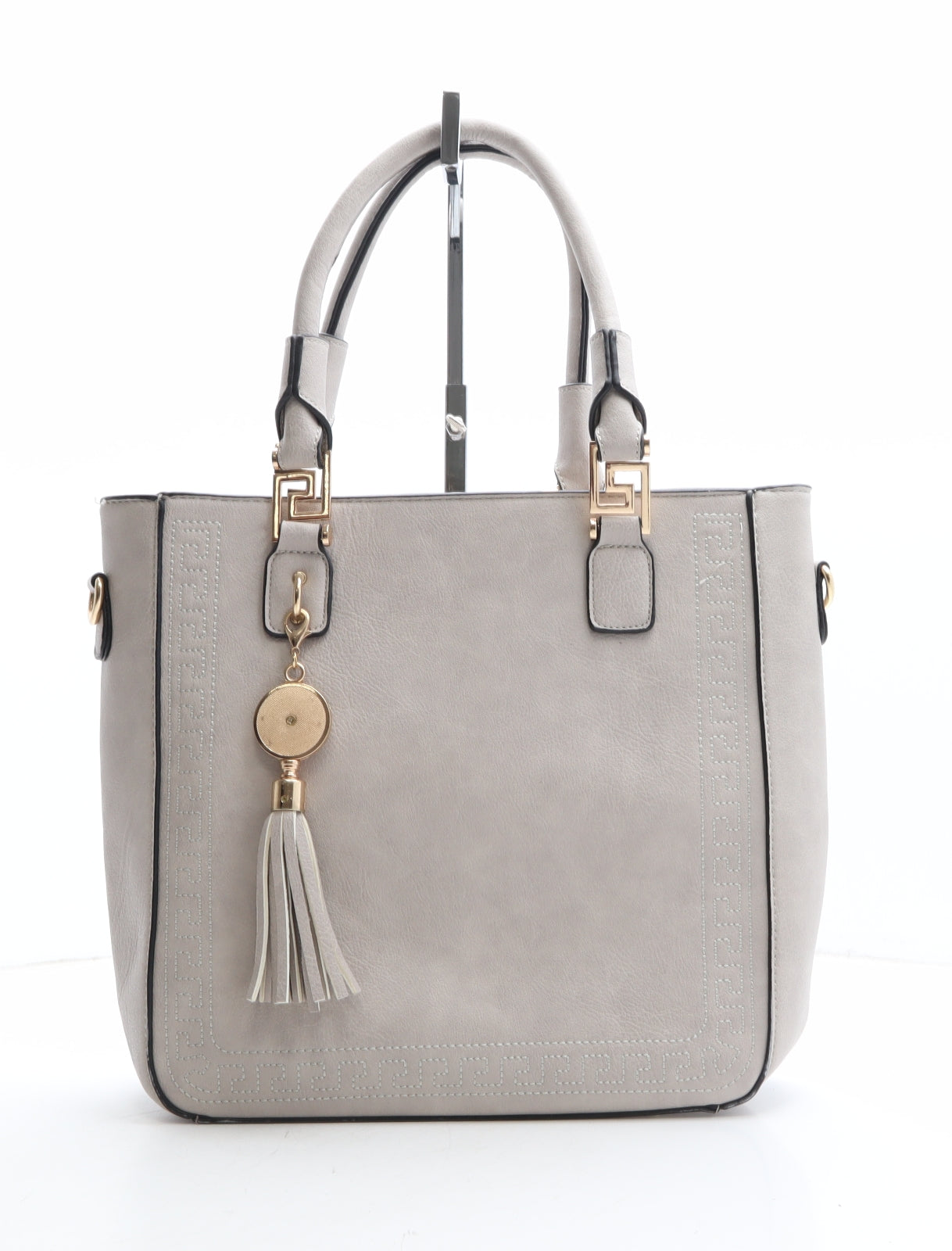 River Island Womens Grey Polyethylene Hobo Bag Size Large