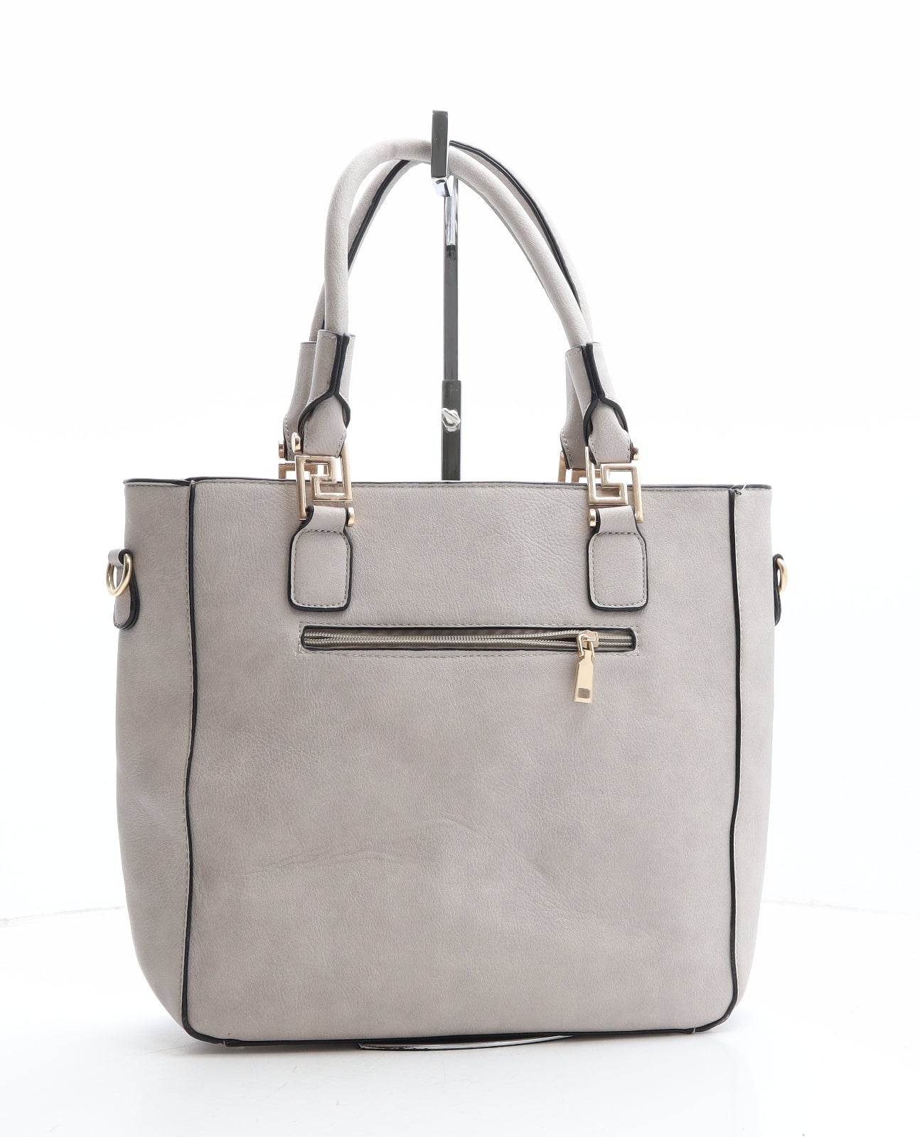 River Island Womens Grey Polyethylene Hobo Bag Size Large