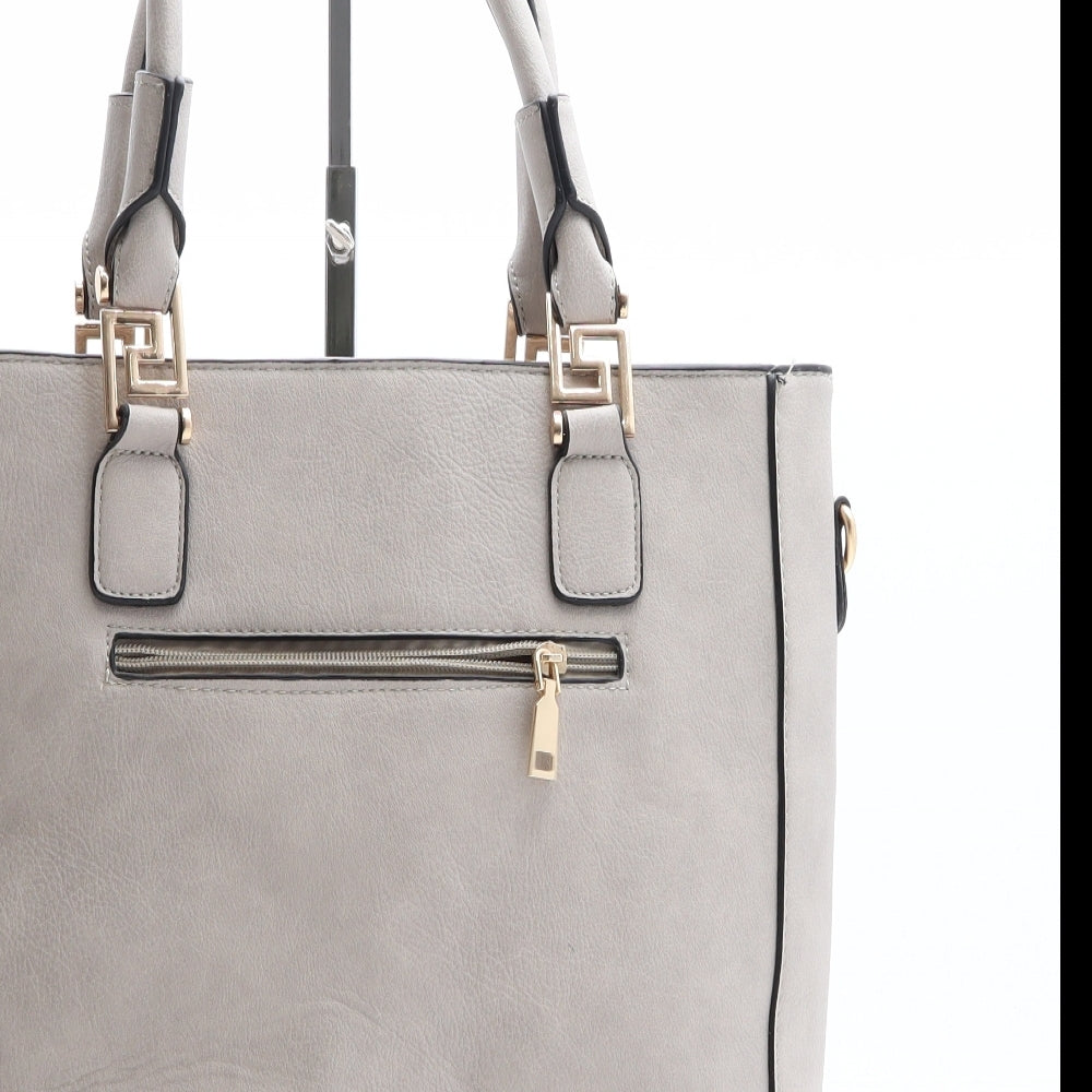 River Island Womens Grey Polyethylene Hobo Bag Size Large