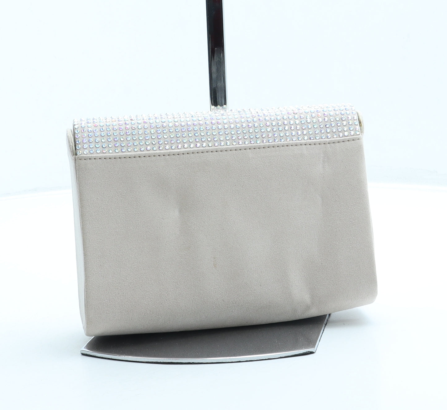 Preworn Womens Pink Polyester Clutch Size Small