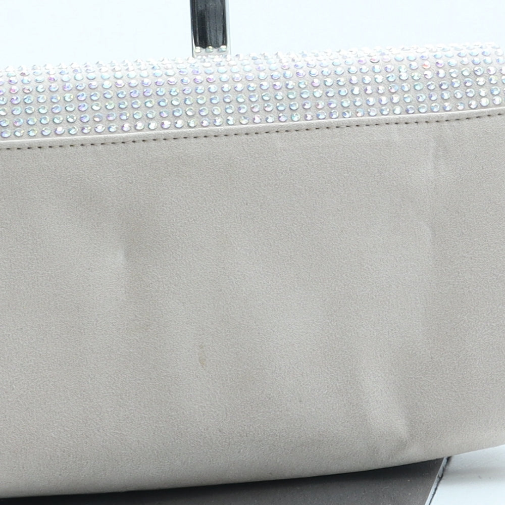 Preworn Womens Pink Polyester Clutch Size Small
