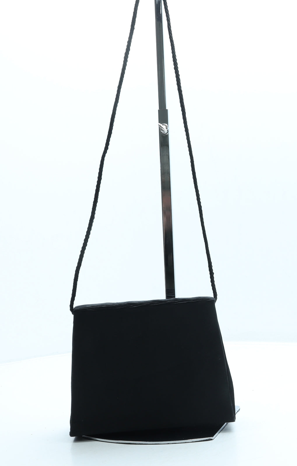 Preworn Womens Black Polyester Crossbody Size Small
