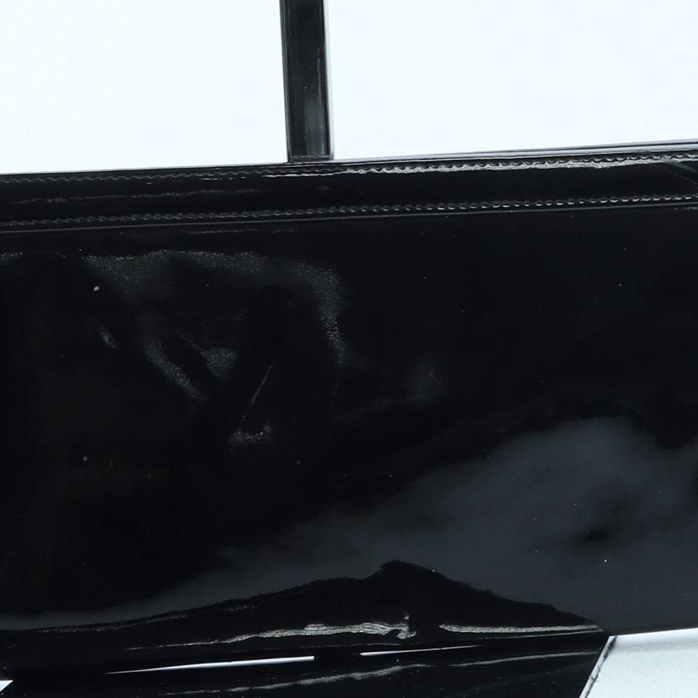NEXT Womens Black Leather Clutch Size Small