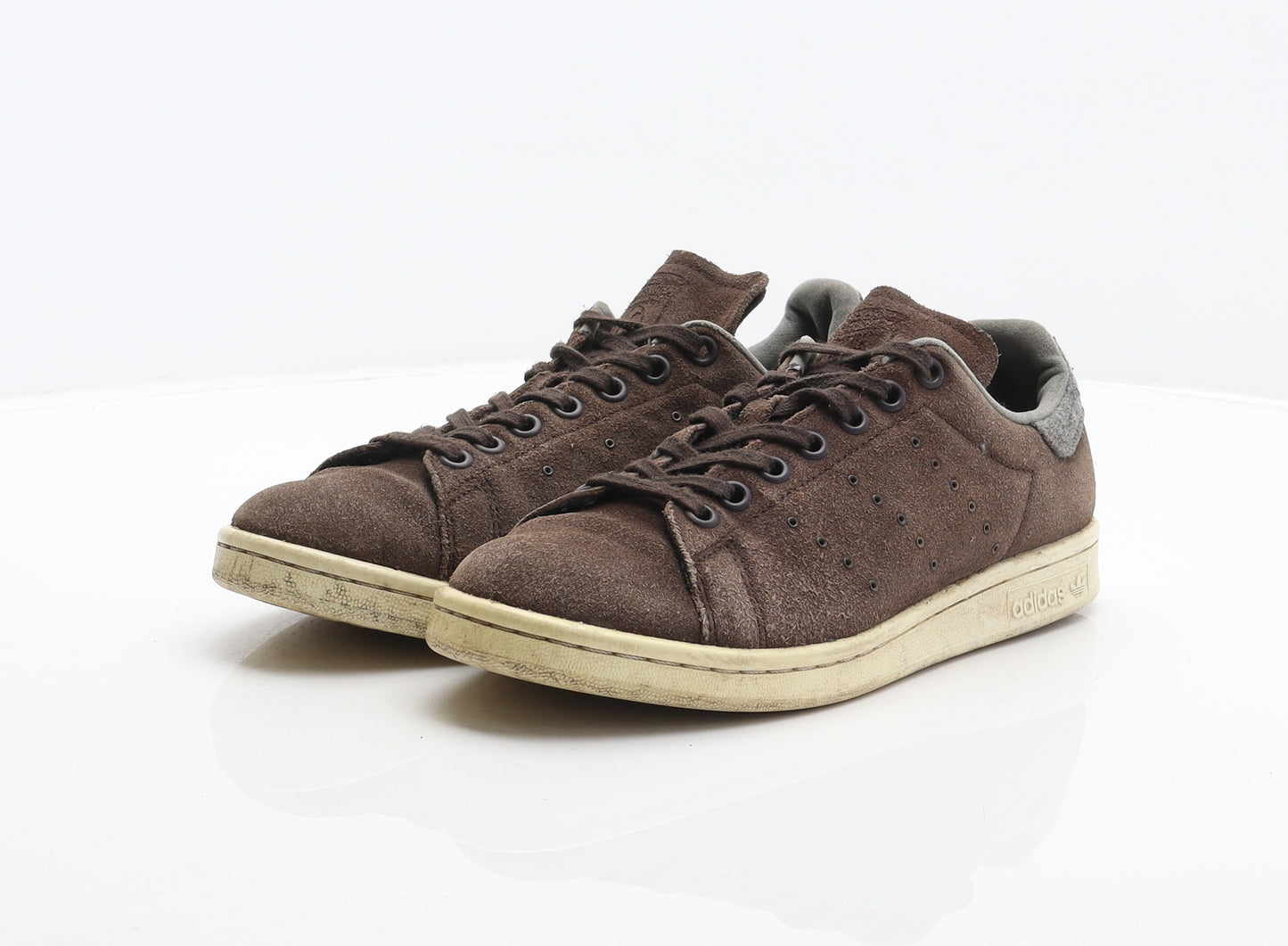 adidas Mens Brown Suede Trainer UK 6