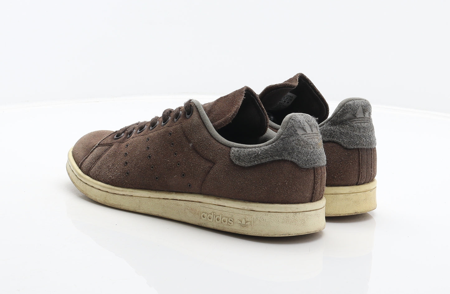 adidas Mens Brown Suede Trainer UK 6