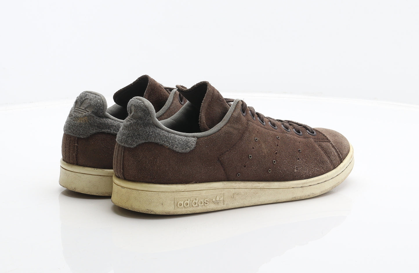 adidas Mens Brown Suede Trainer UK 6