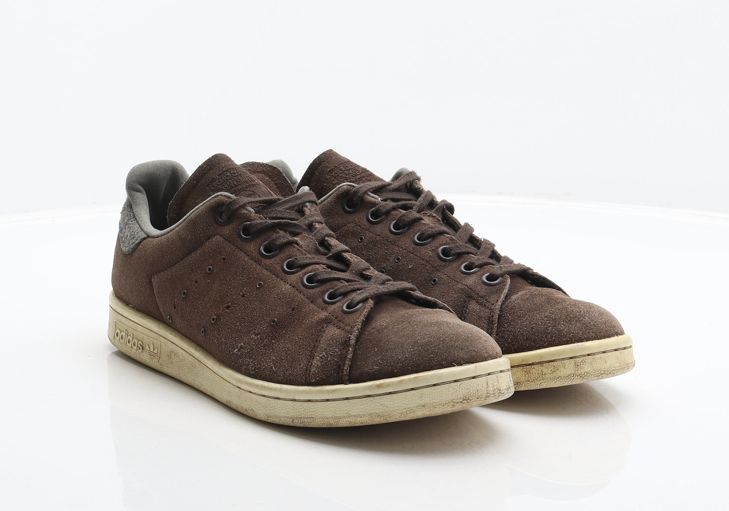 adidas Mens Brown Suede Trainer UK 6