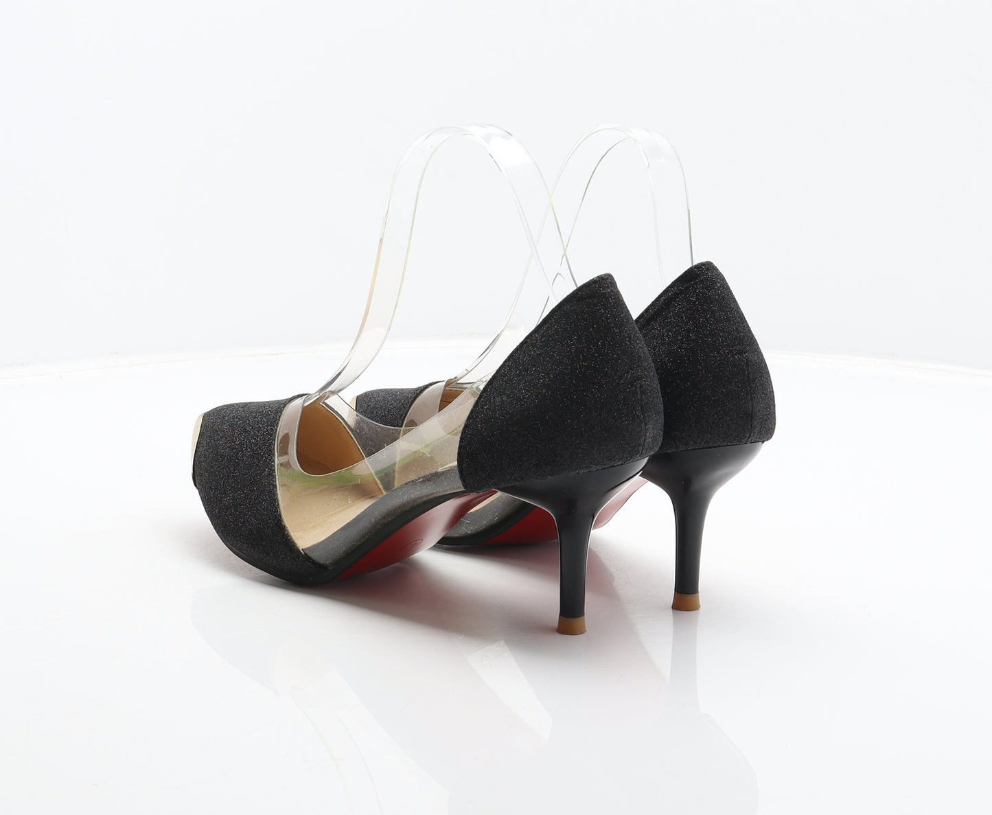 Min Jiao Zhi Womens Black Synthetic Court Heel UK 6.5 40