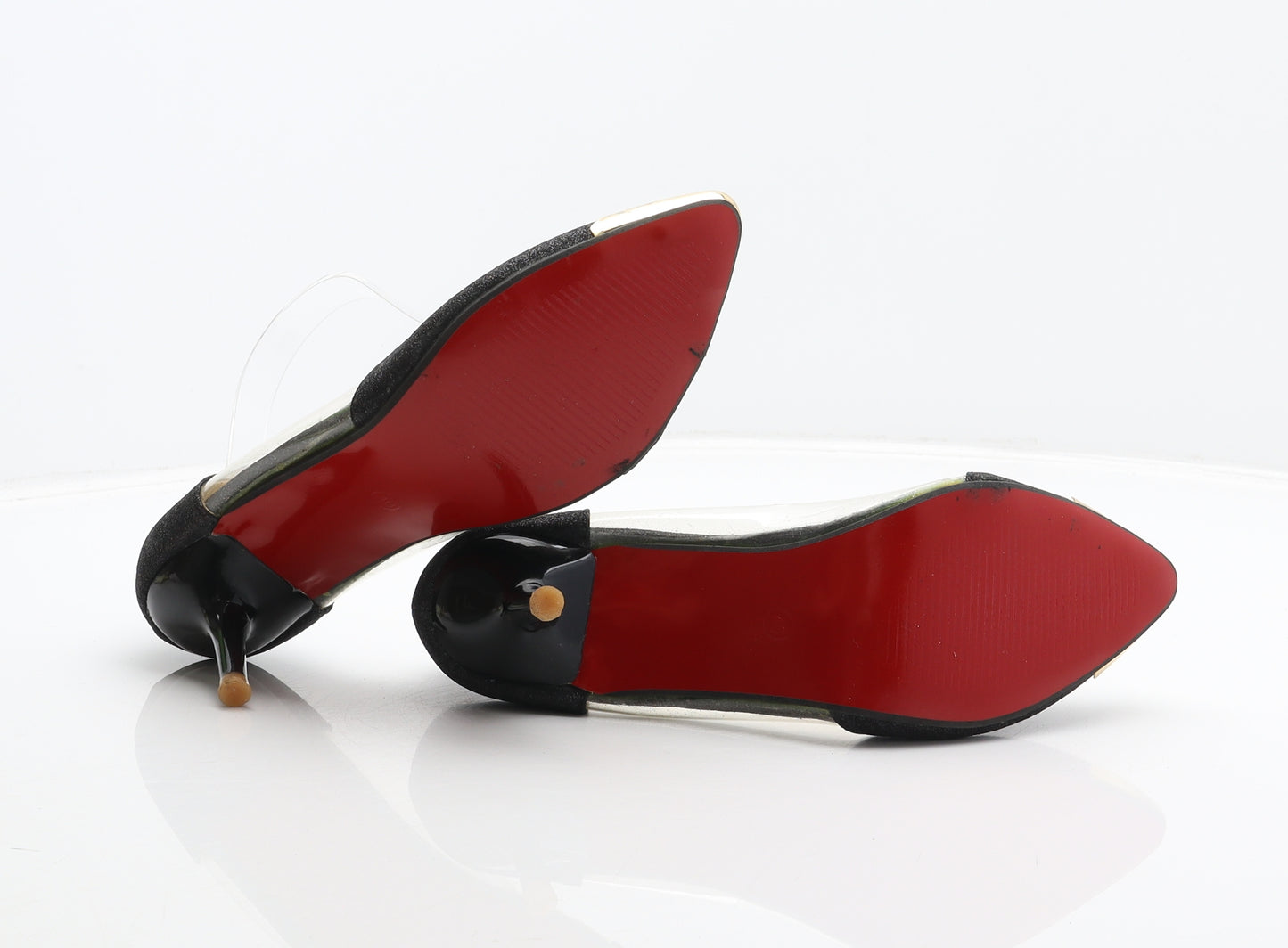 Min Jiao Zhi Womens Black Synthetic Court Heel UK 6.5 40