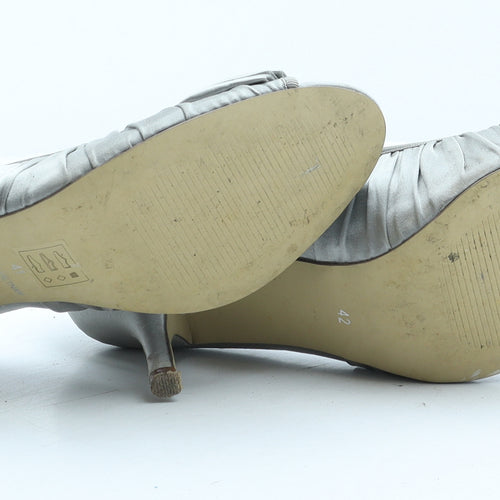 Monsoon Womens Silver Synthetic Court Heel UK 8 41