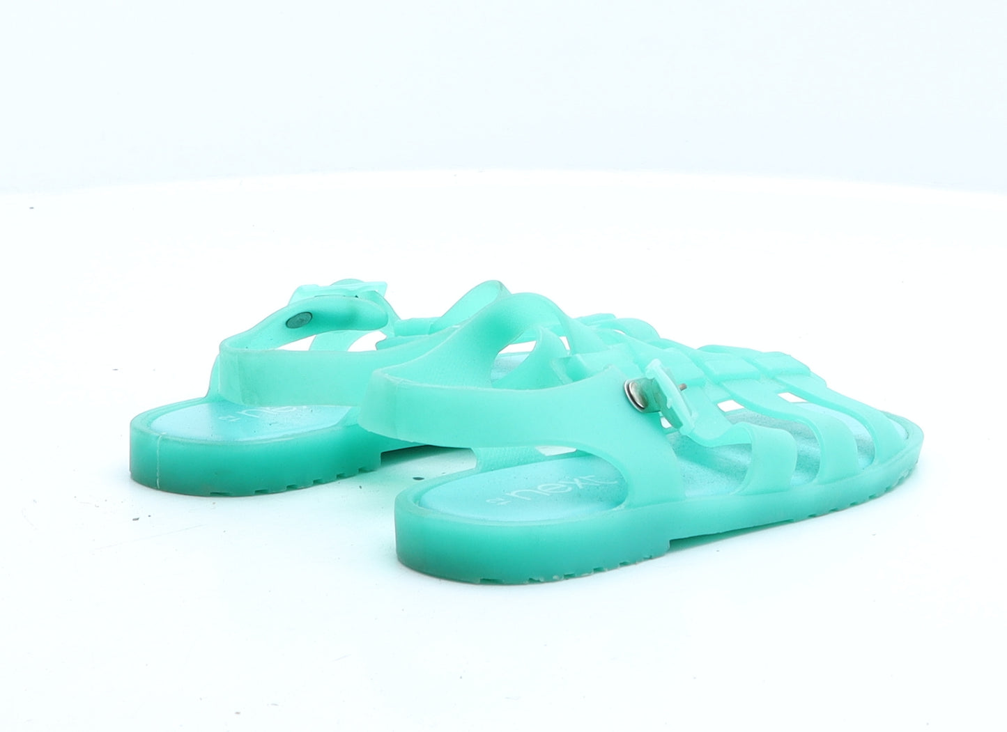 NEXT Girls Green Rubber Fisherman Sandal UK 12