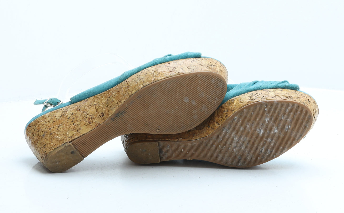 Dune Womens Green Suede Slingback Heel UK 5 38