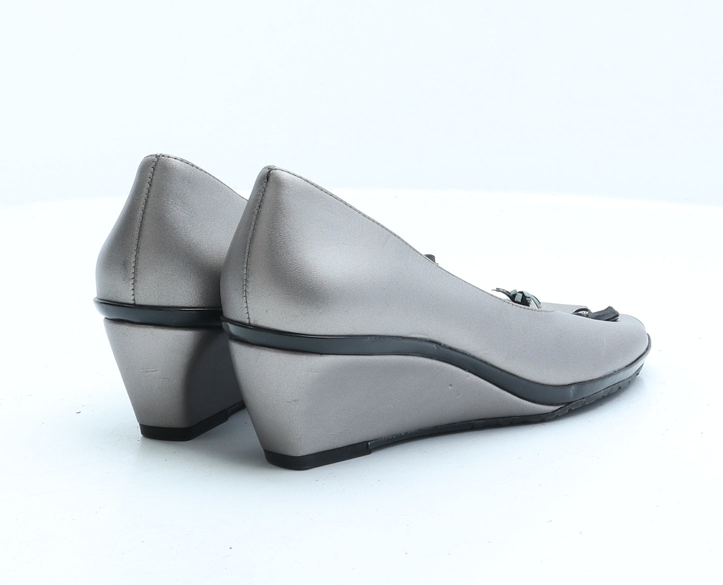 Van Dal Womens Grey Synthetic Court Heel UK 4