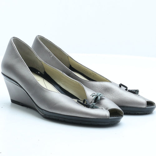 Van Dal Womens Grey Synthetic Court Heel UK 4