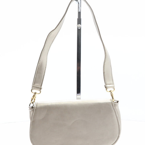 Preworn Womens Gold Polyethylene Top Handle Bag Size Mini