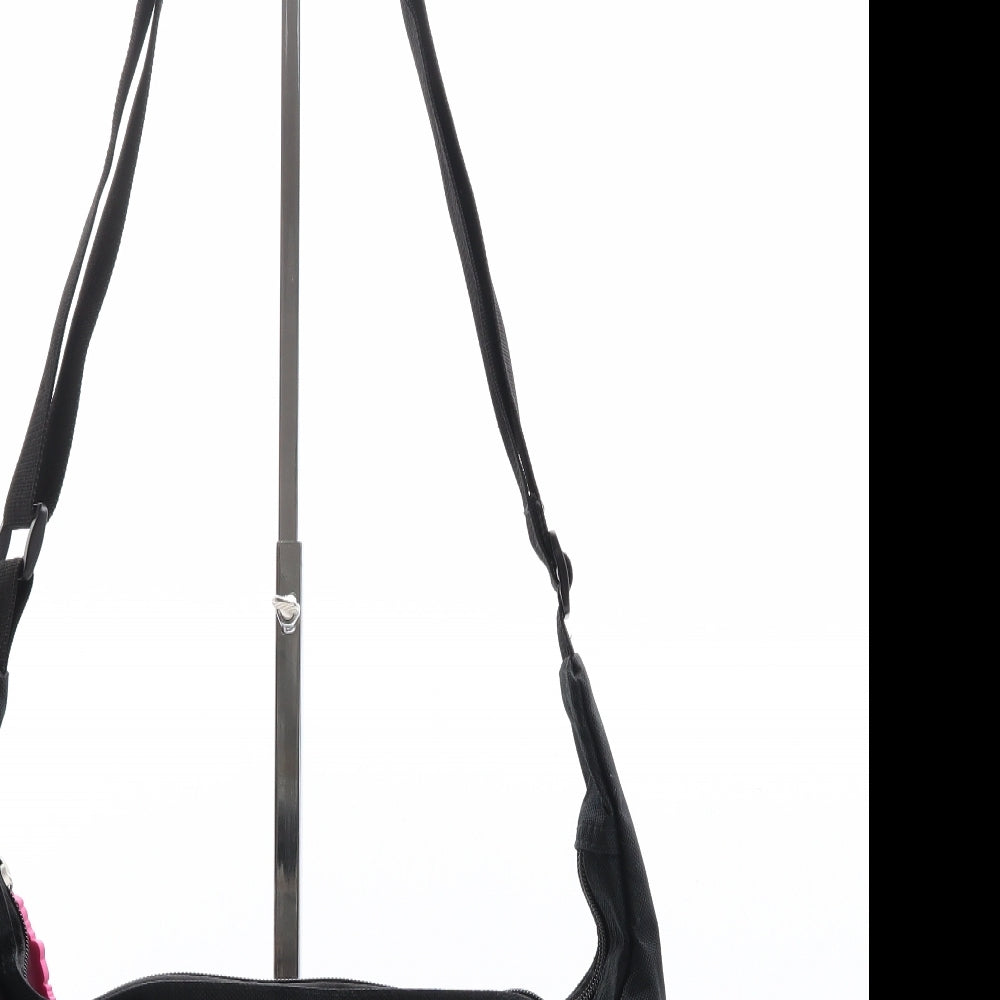 Urban Beach Womens Black Floral Polyester Crossbody Size Medium