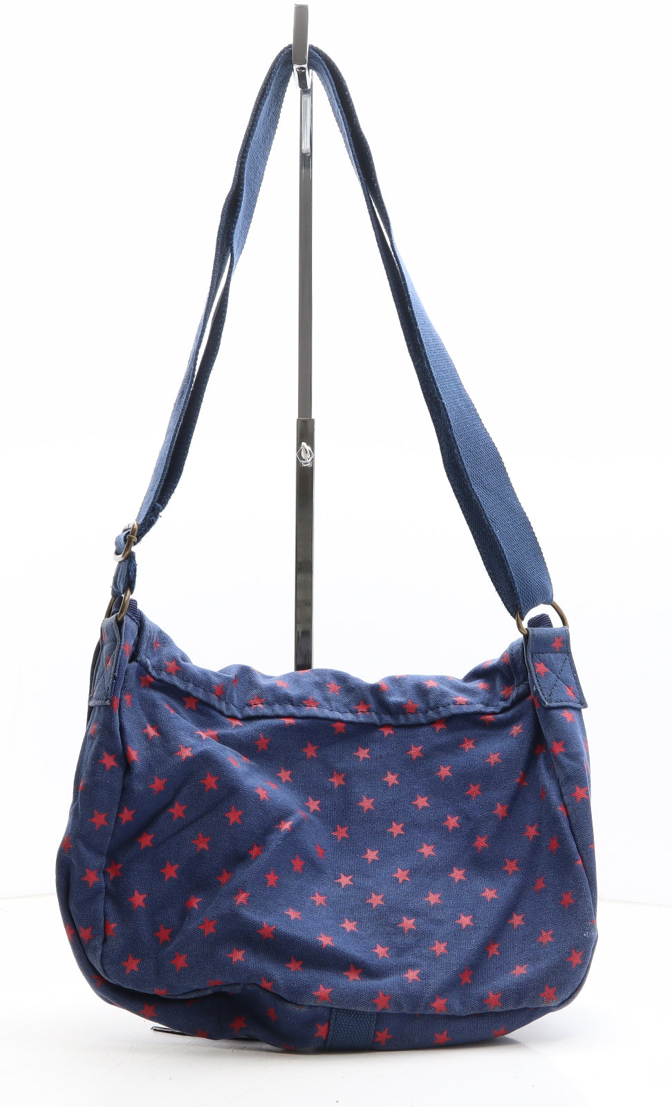 Superdry Womens Blue Geometric Cotton Crossbody Size Medium - Stars